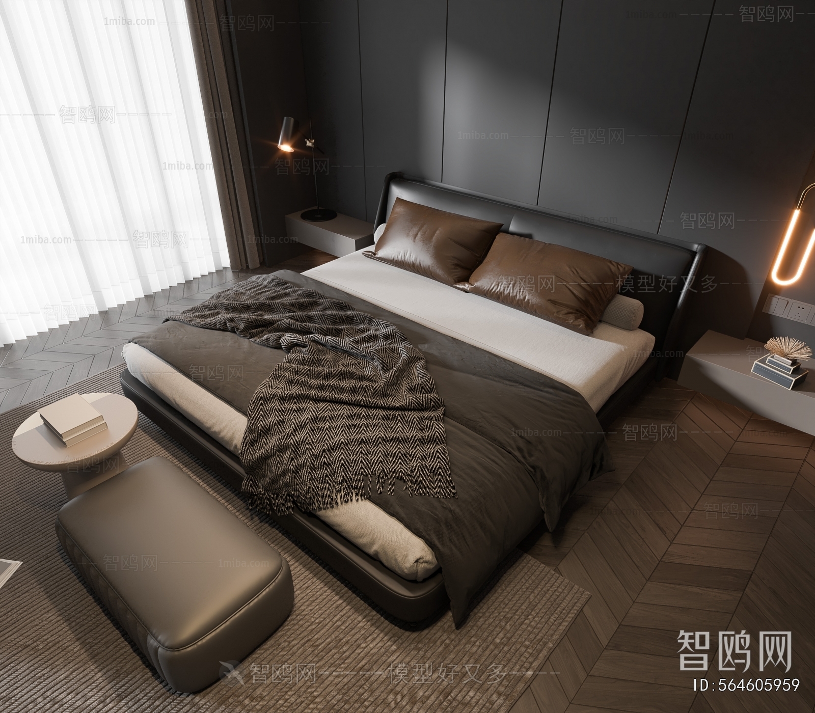 Modern Double Bed