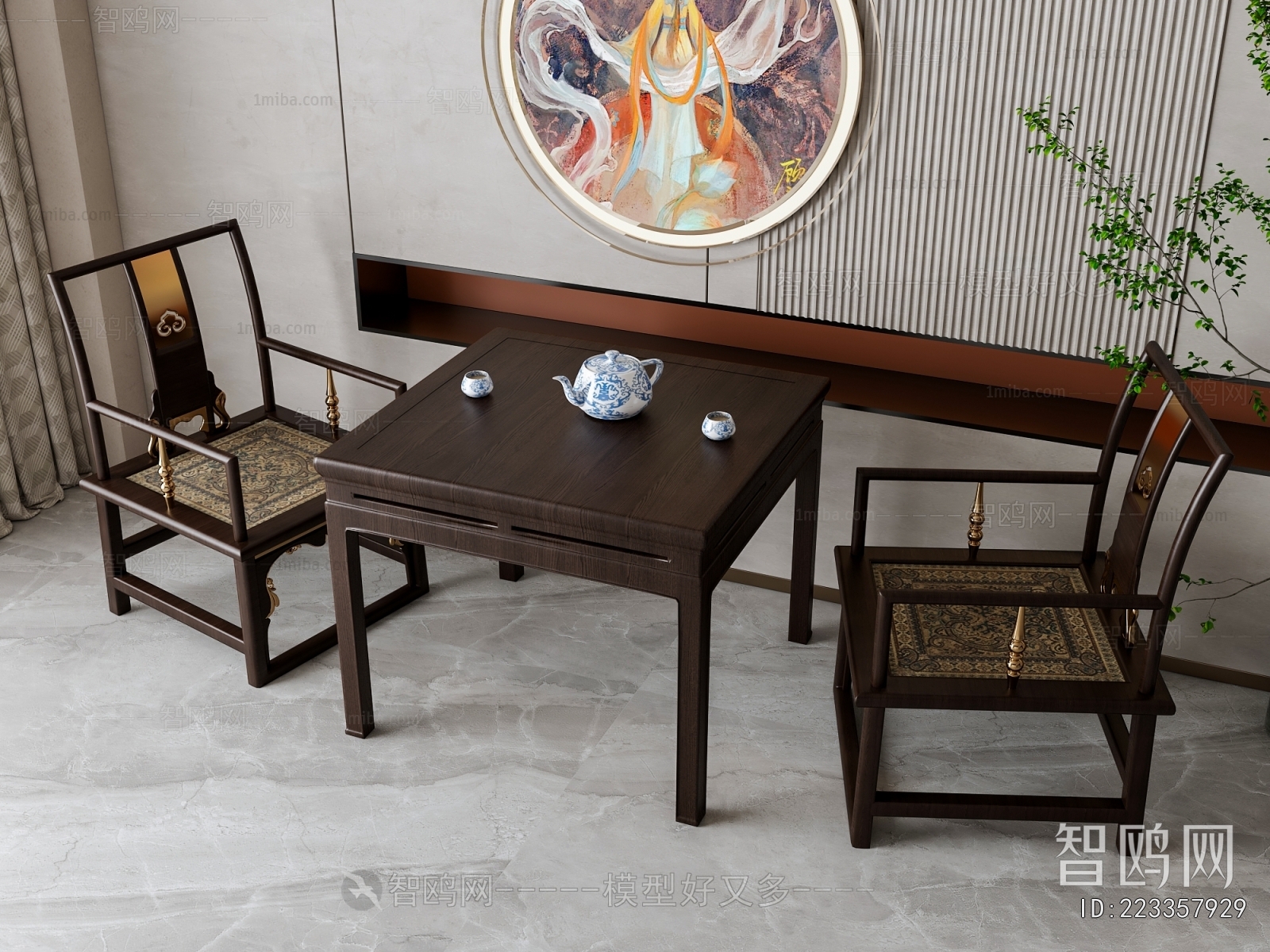 Chinese Style Tea Tables And Chairs