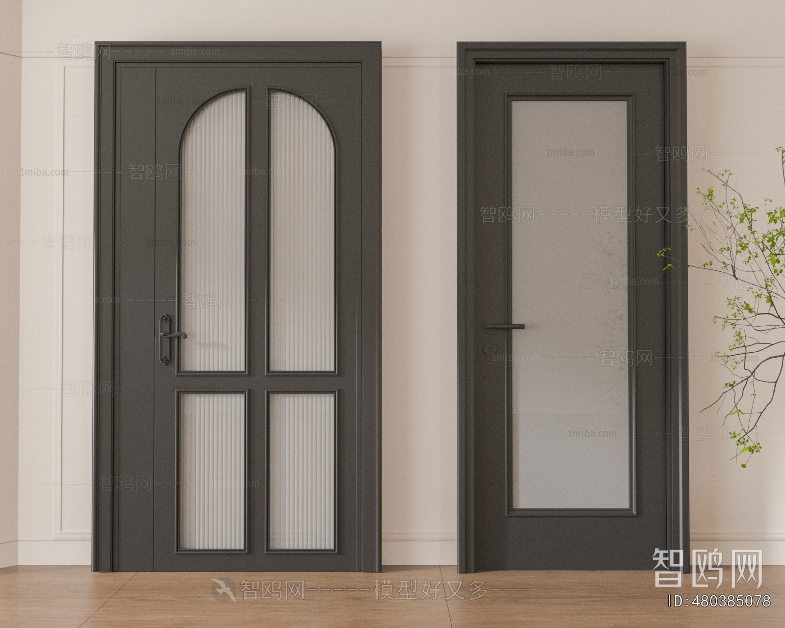 Modern Single Door