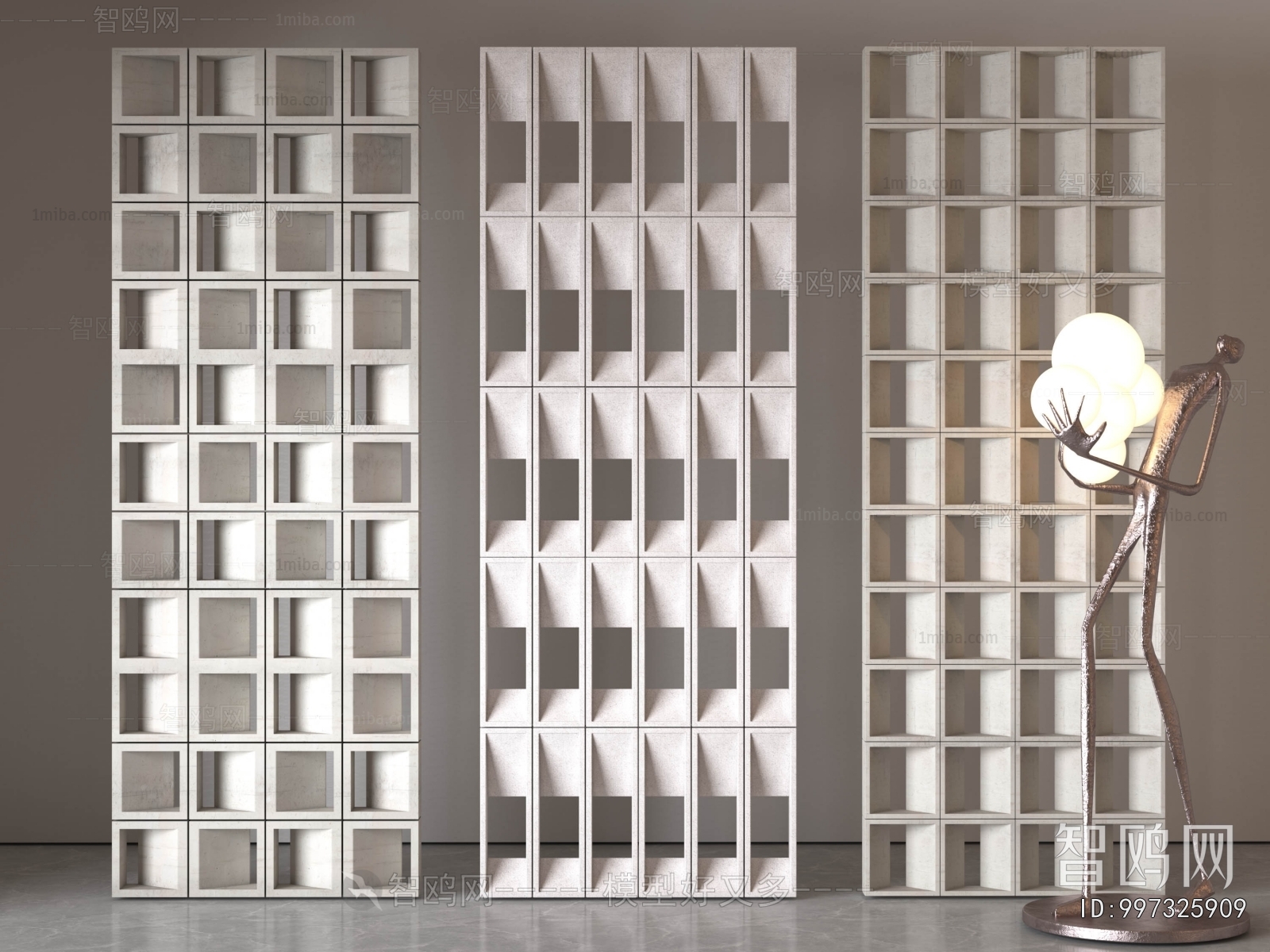 Modern Cement Brick Screen Partition