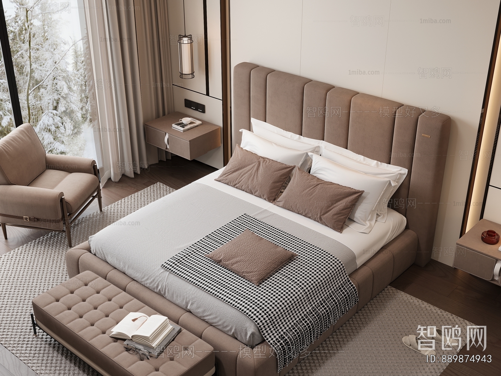 Modern Double Bed