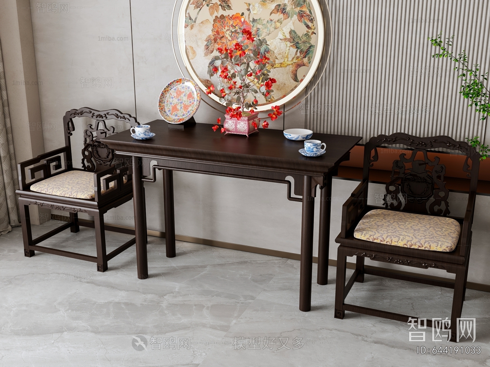 New Chinese Style Chinese Style Leisure Table And Chair