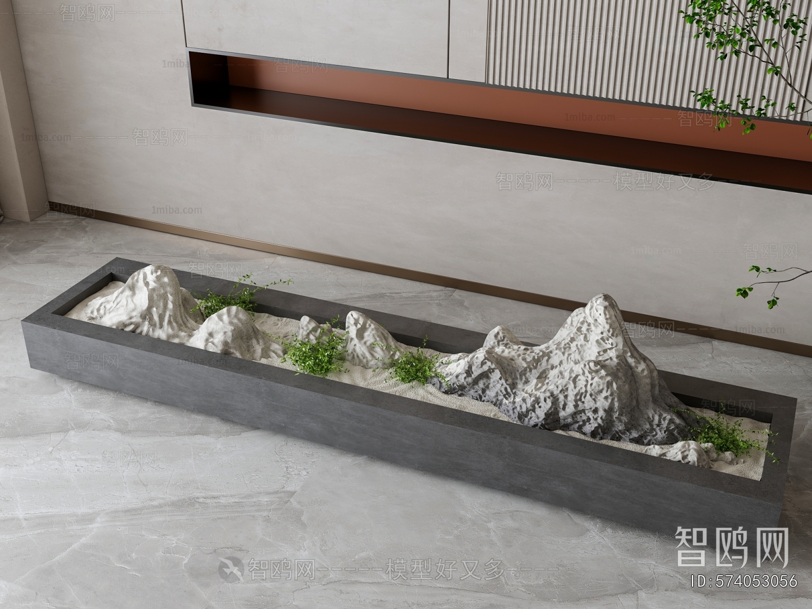 New Chinese Style Rockery Waterscape