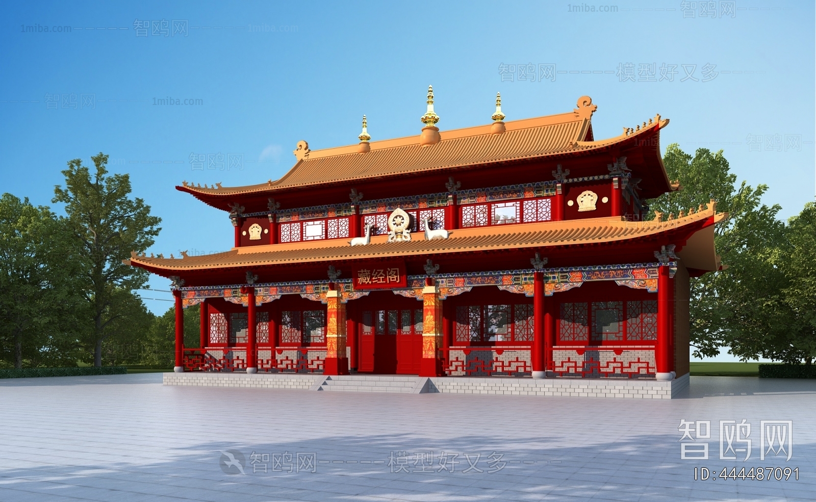 Chinese Style Ancient Architectural Buildings