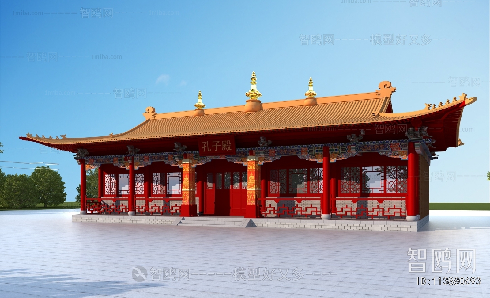 Chinese Style Ancient Architectural Buildings