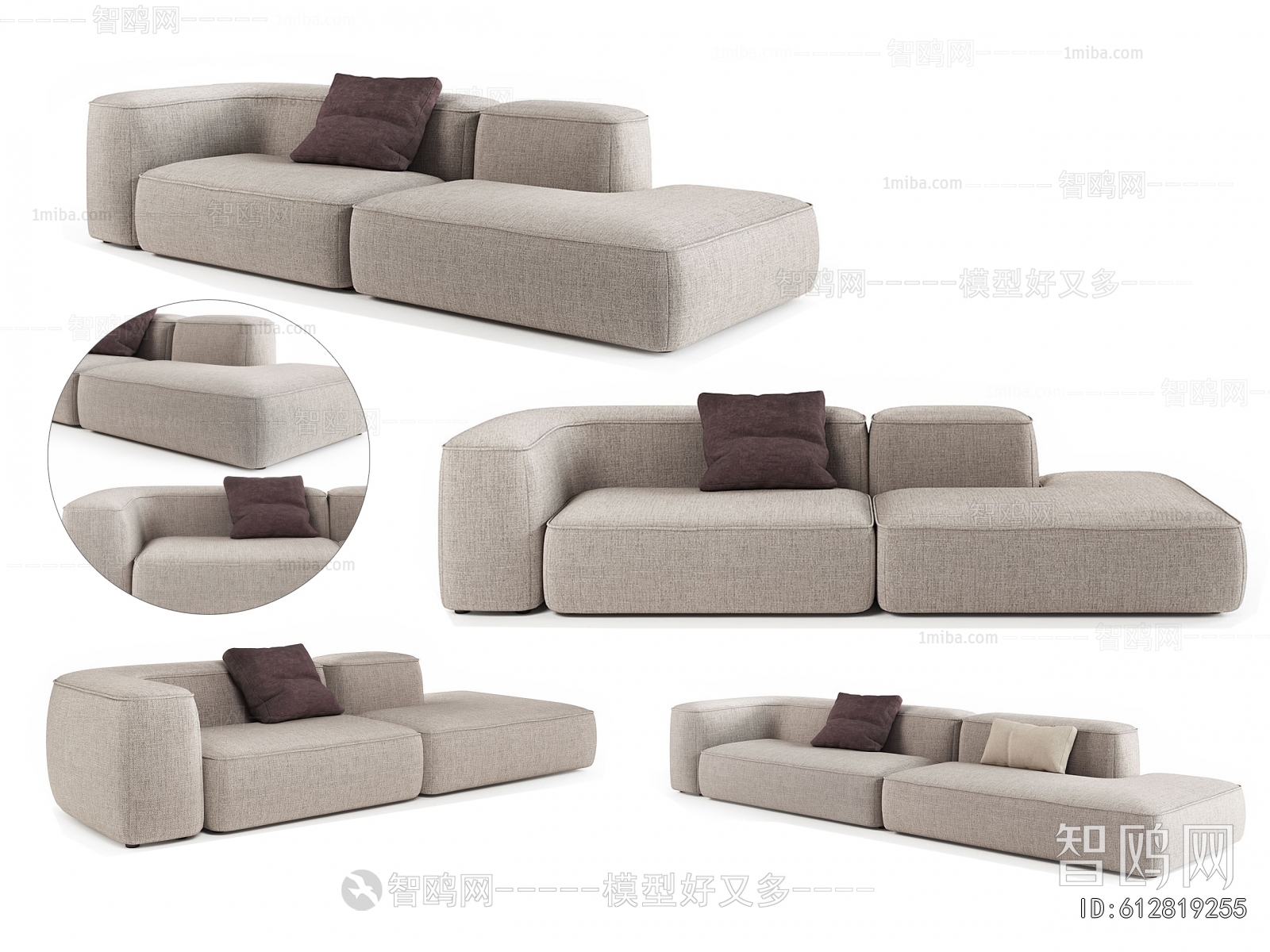 Nordic Style A Sofa For Two