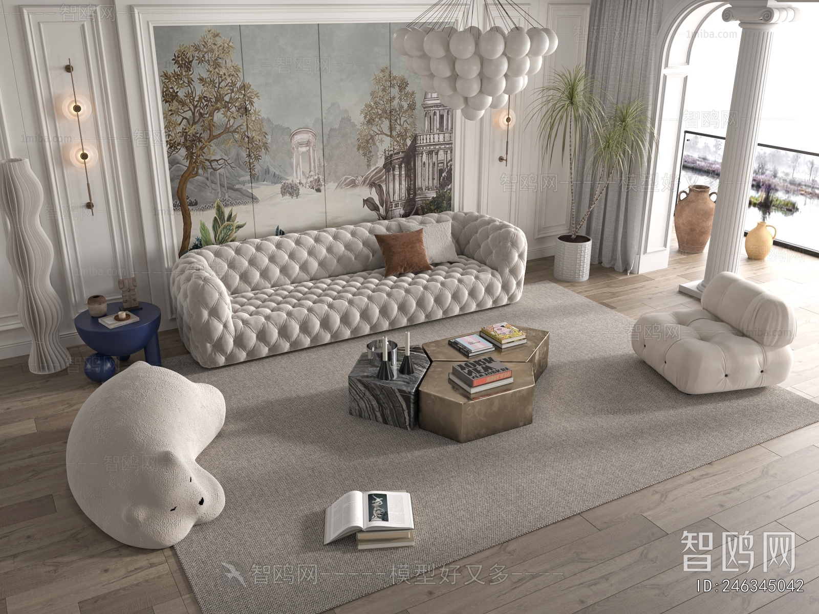 French Style Sofa Combination