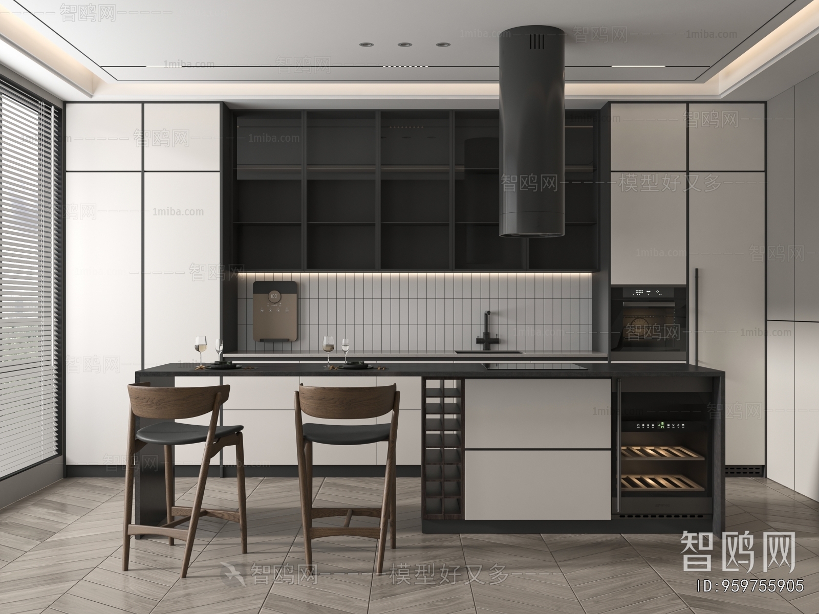 Modern Open Kitchen