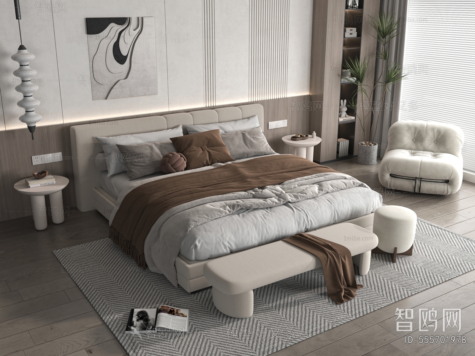 Modern Double Bed