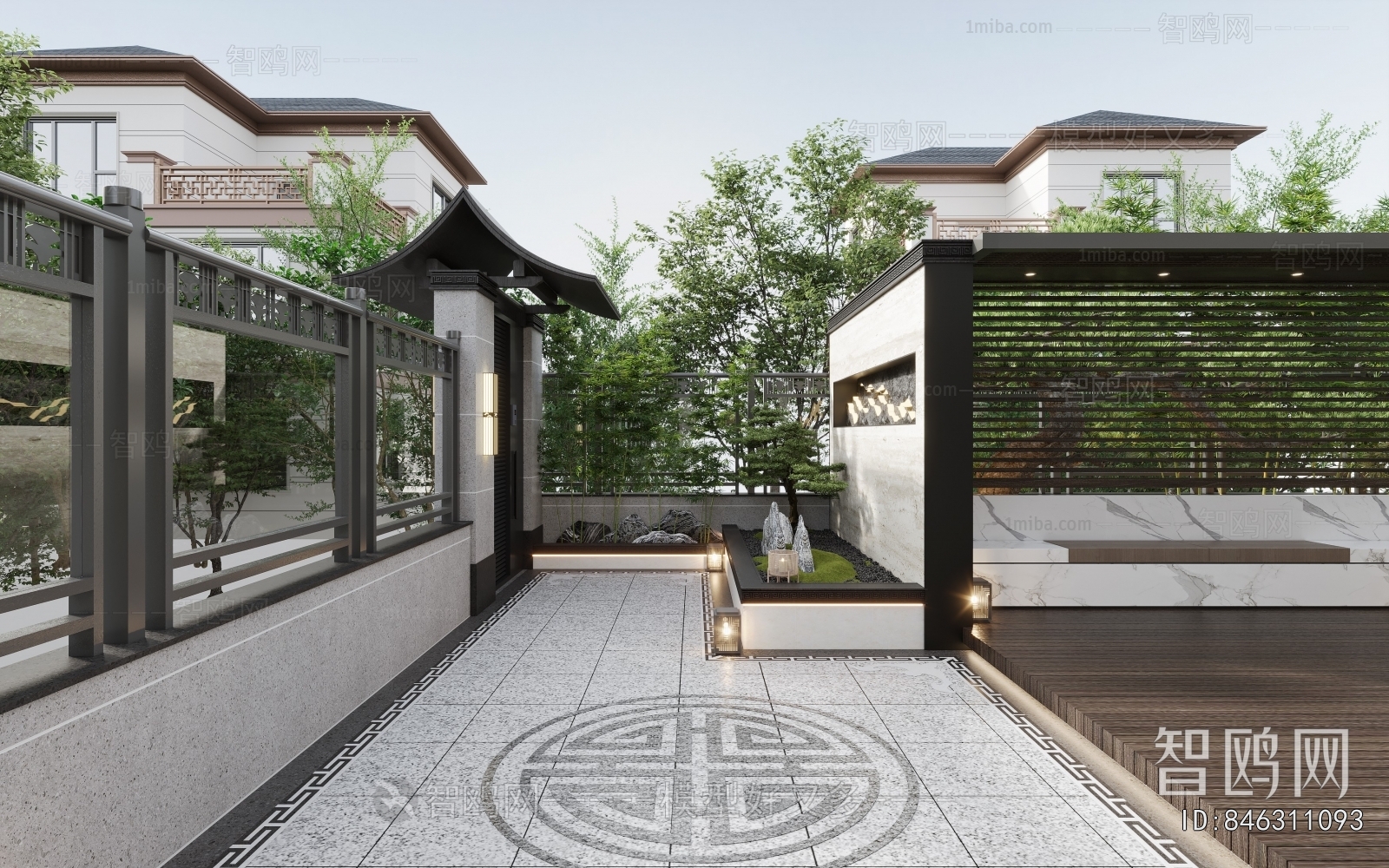 New Chinese Style Courtyard/landscape