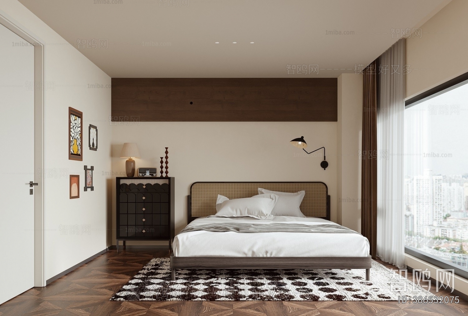 Retro Style Bedroom