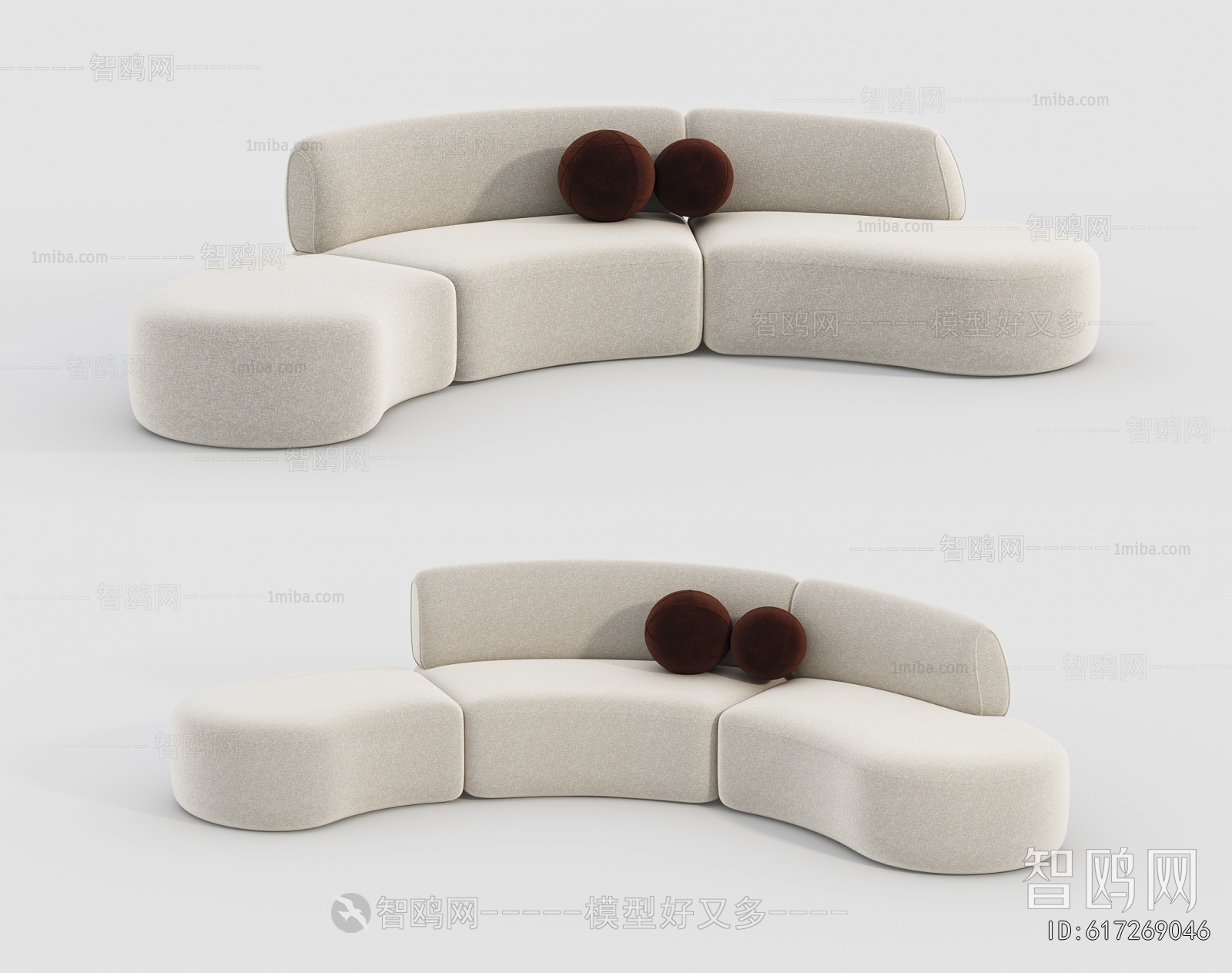 Modern Curved Sofa