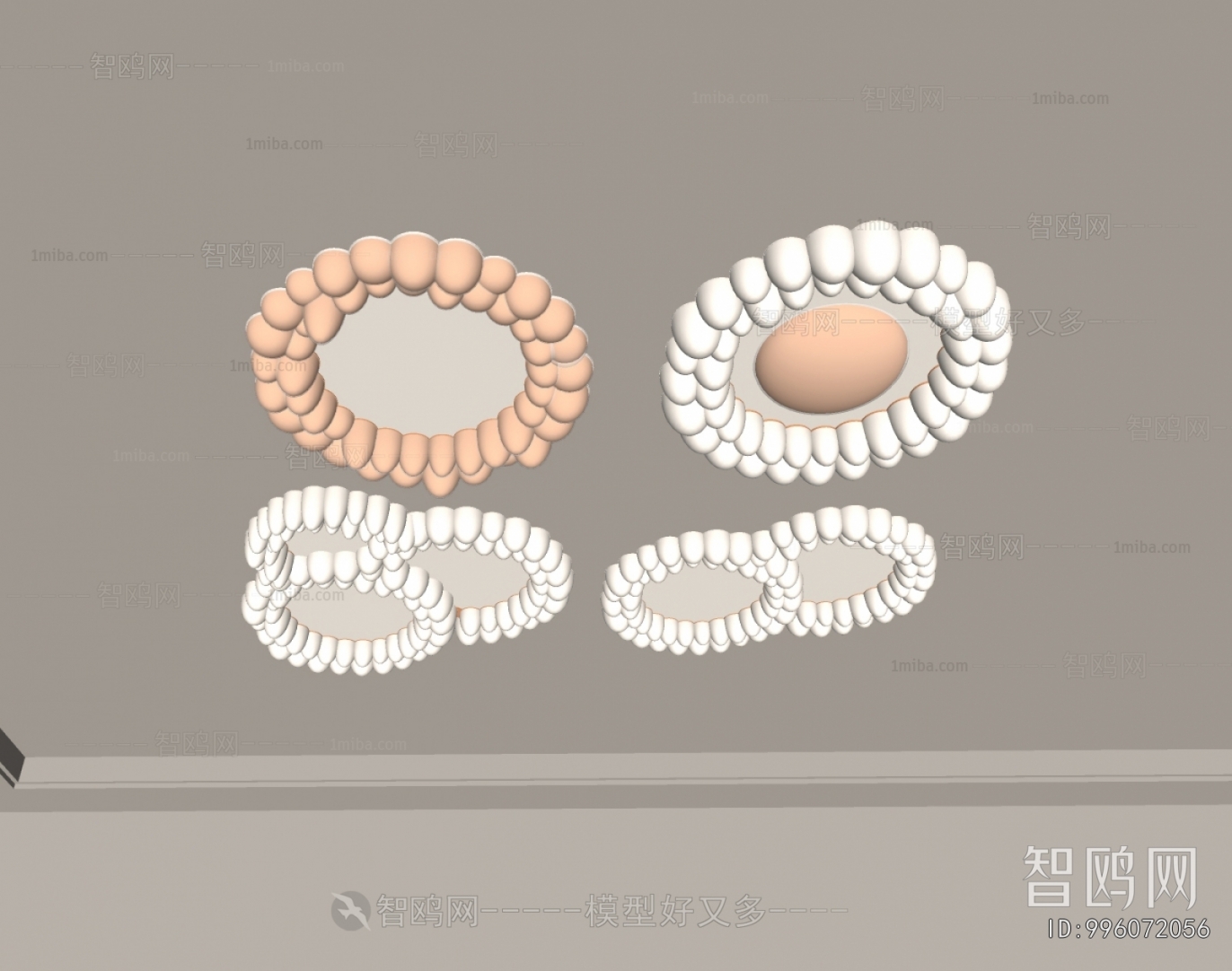 现代吸顶灯组合