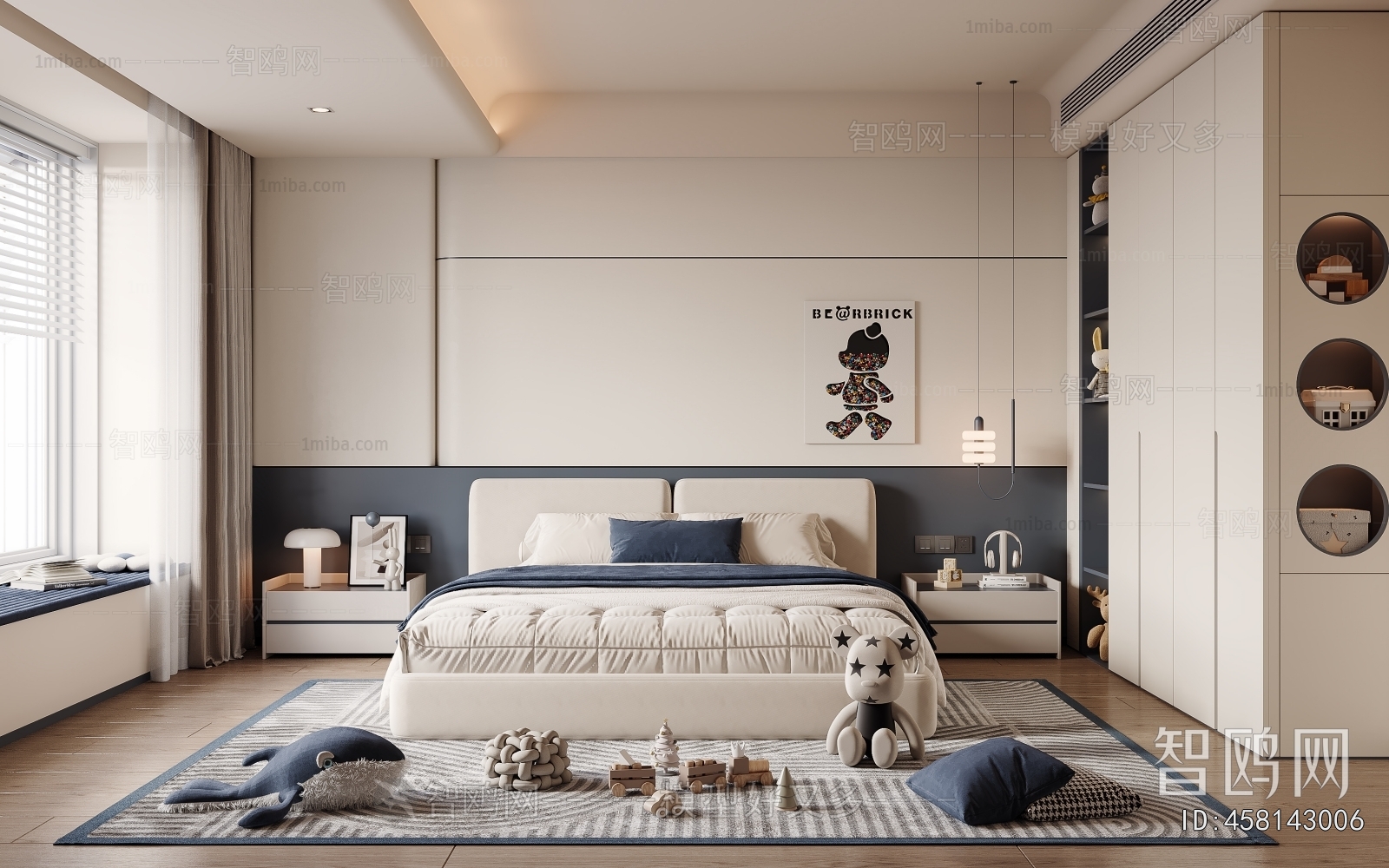 Modern Boy's Room And Son's Room