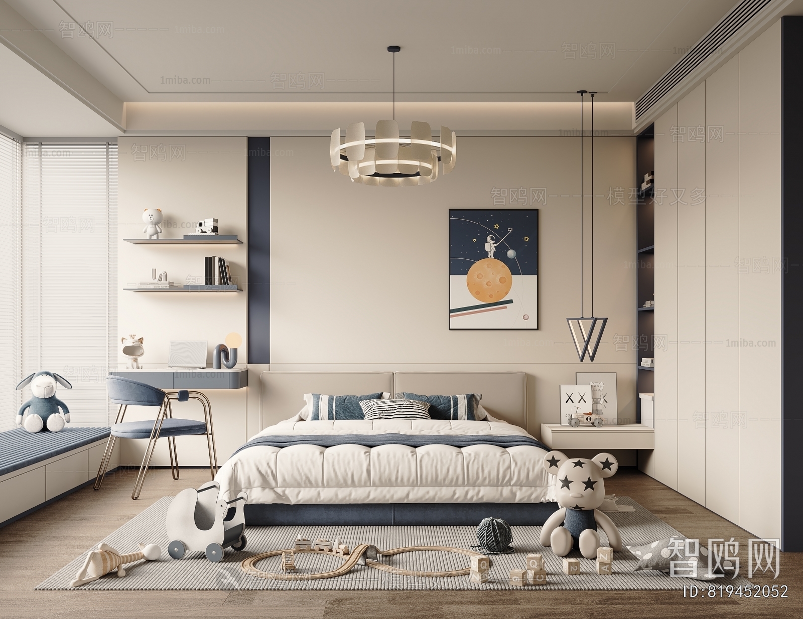 Modern Boy's Room And Son's Room