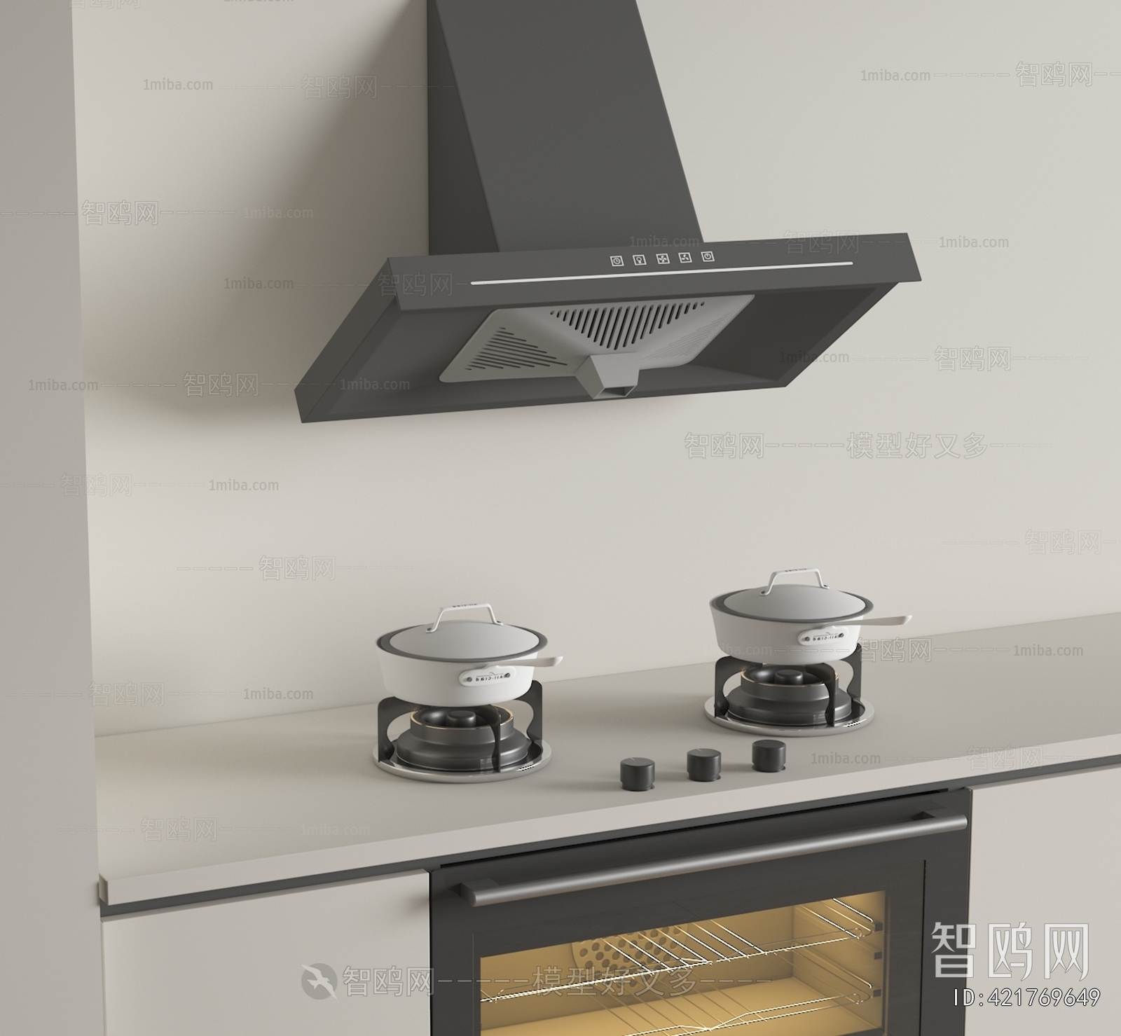 Modern Kitchen Electric Gas Range