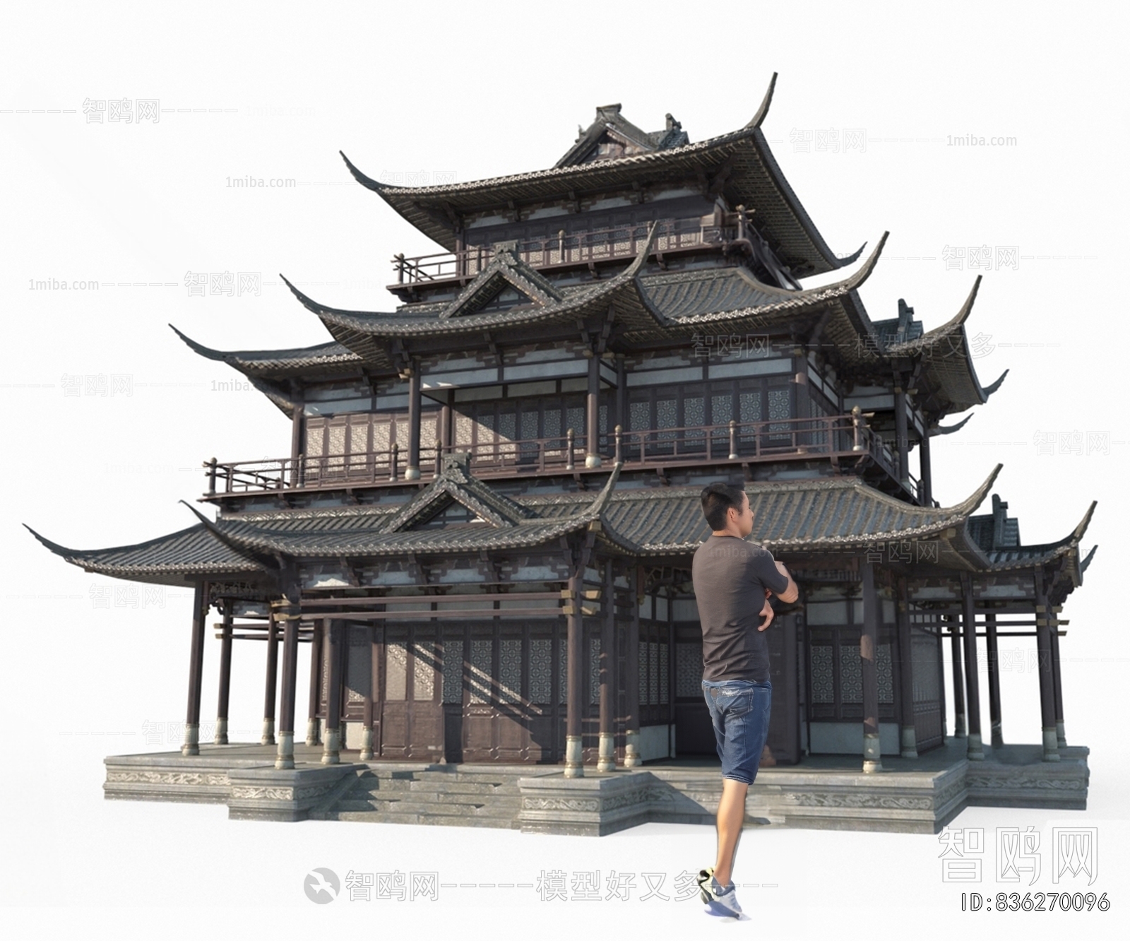 Chinese Style Ancient Architectural Buildings