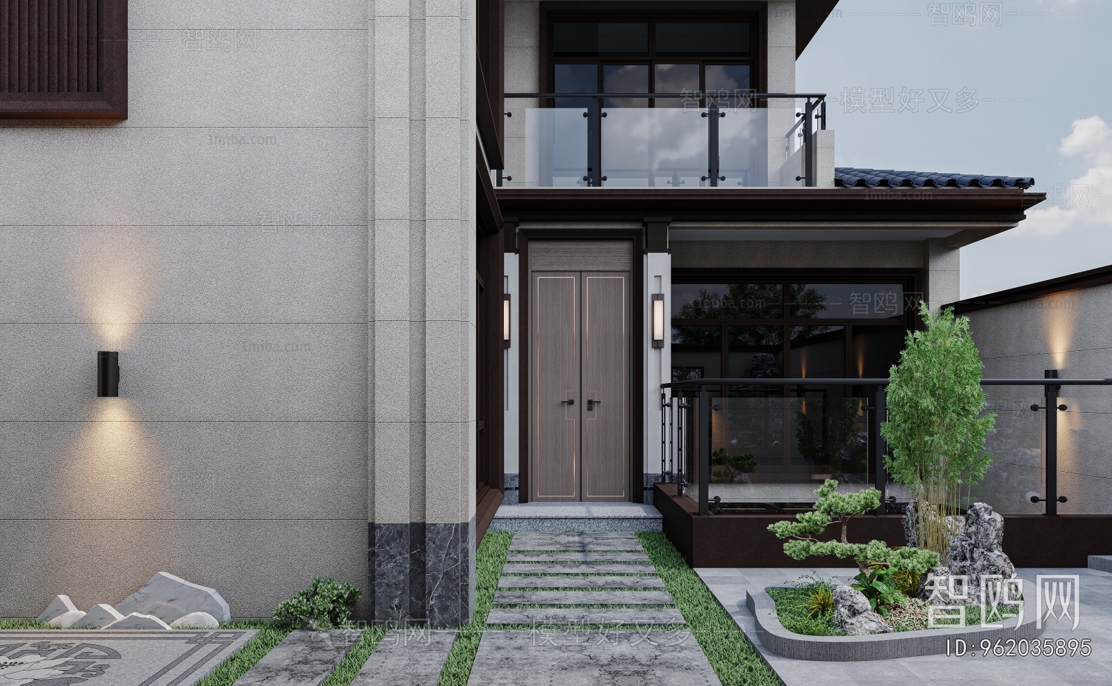 New Chinese Style Courtyard/landscape