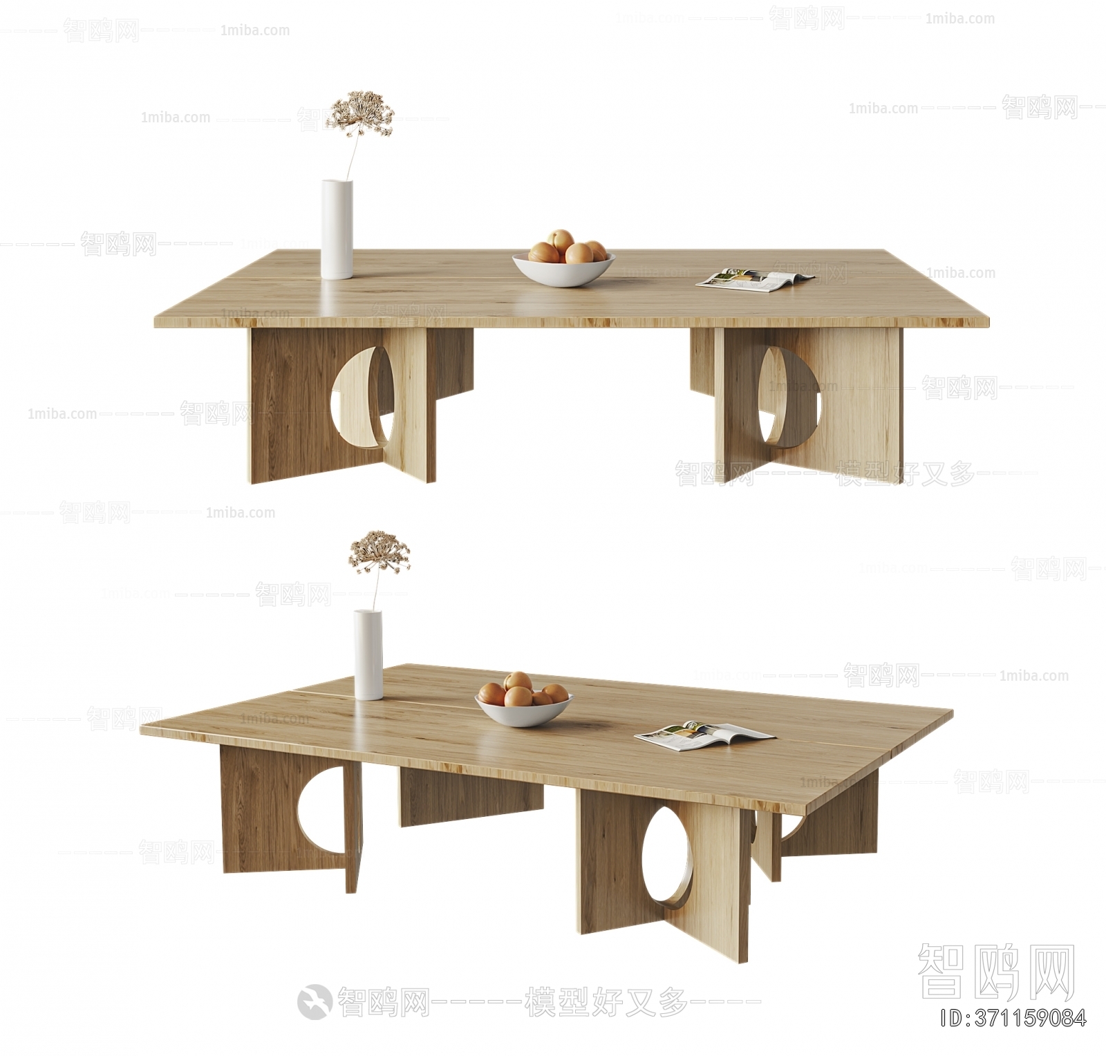 Wabi-sabi Style Dining Table