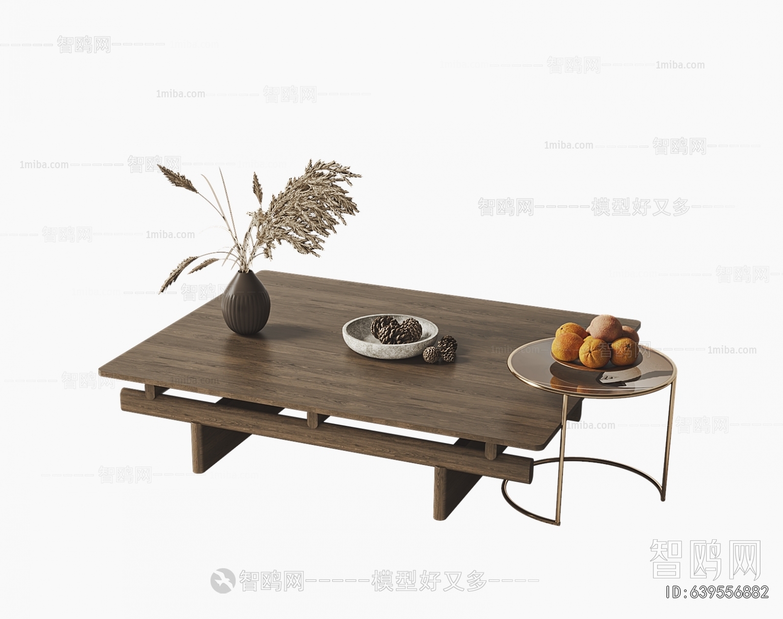 Wabi-sabi Style Coffee Table