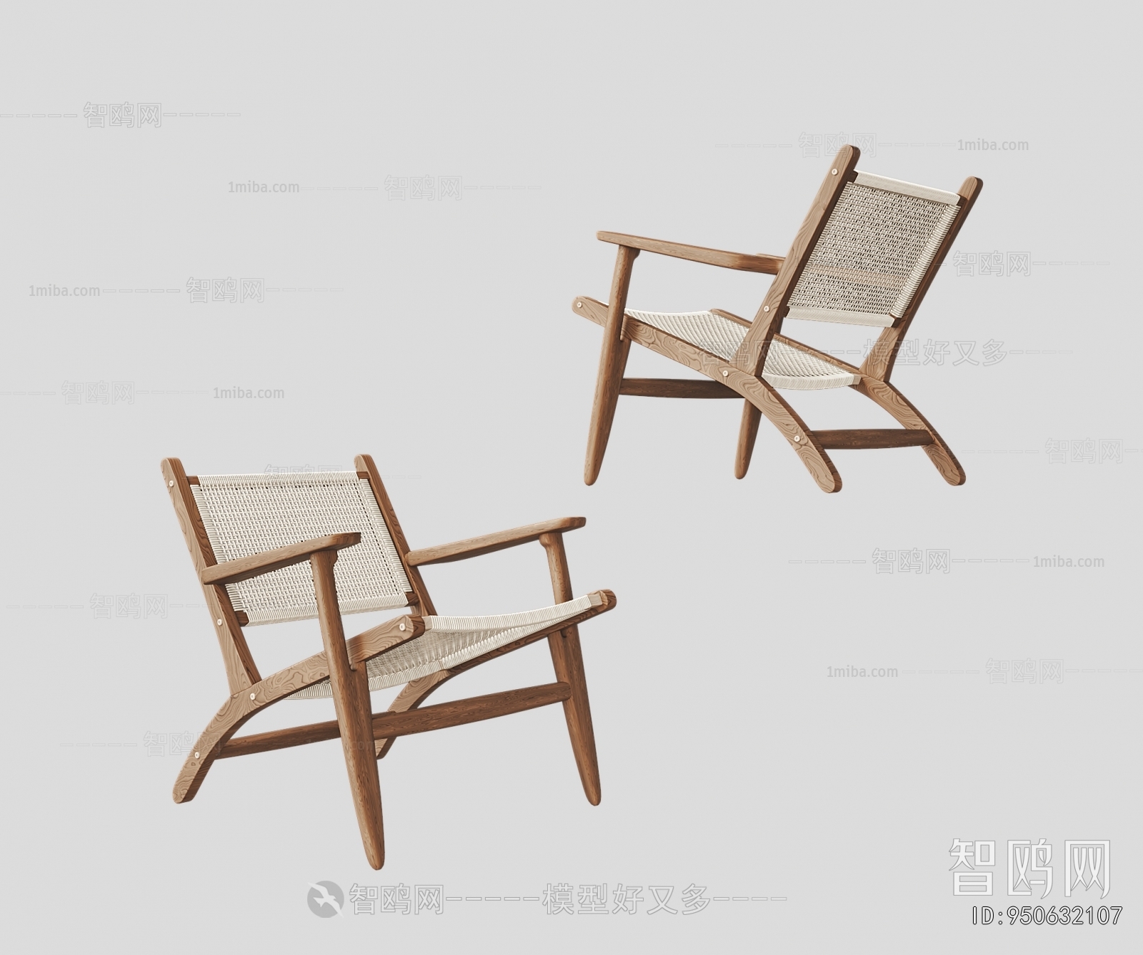 Wabi-sabi Style Lounge Chair