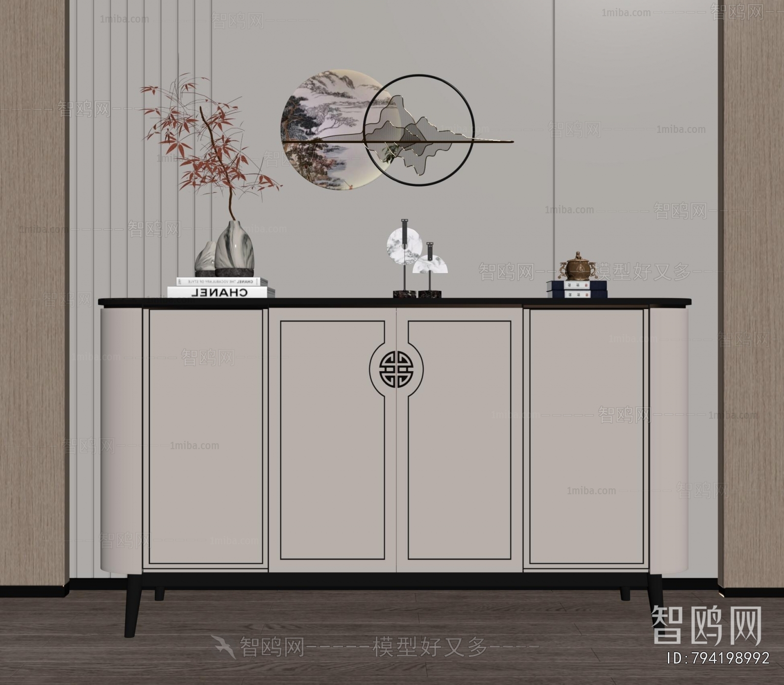 New Chinese Style Side Cabinet/Entrance Cabinet