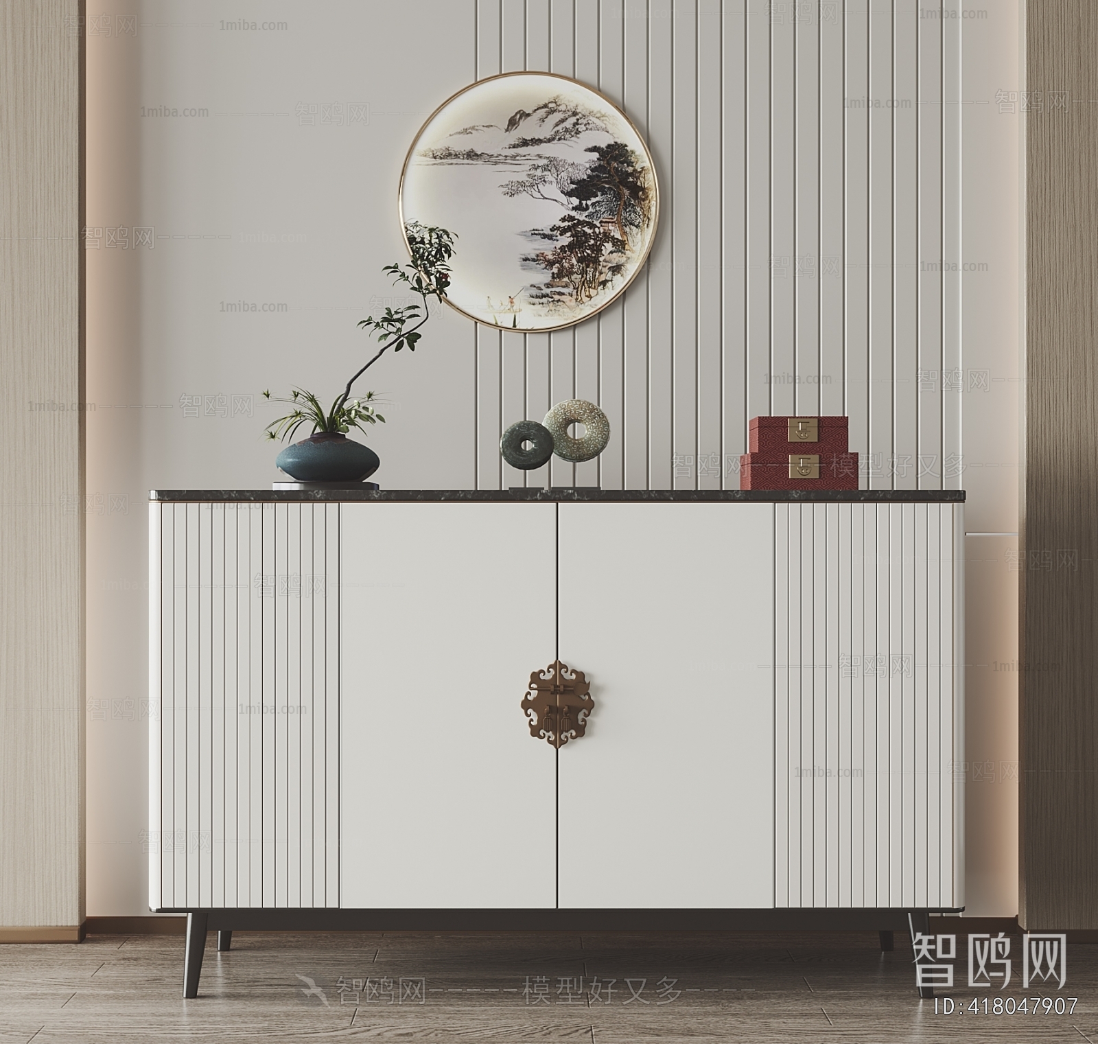 New Chinese Style Side Cabinet/Entrance Cabinet