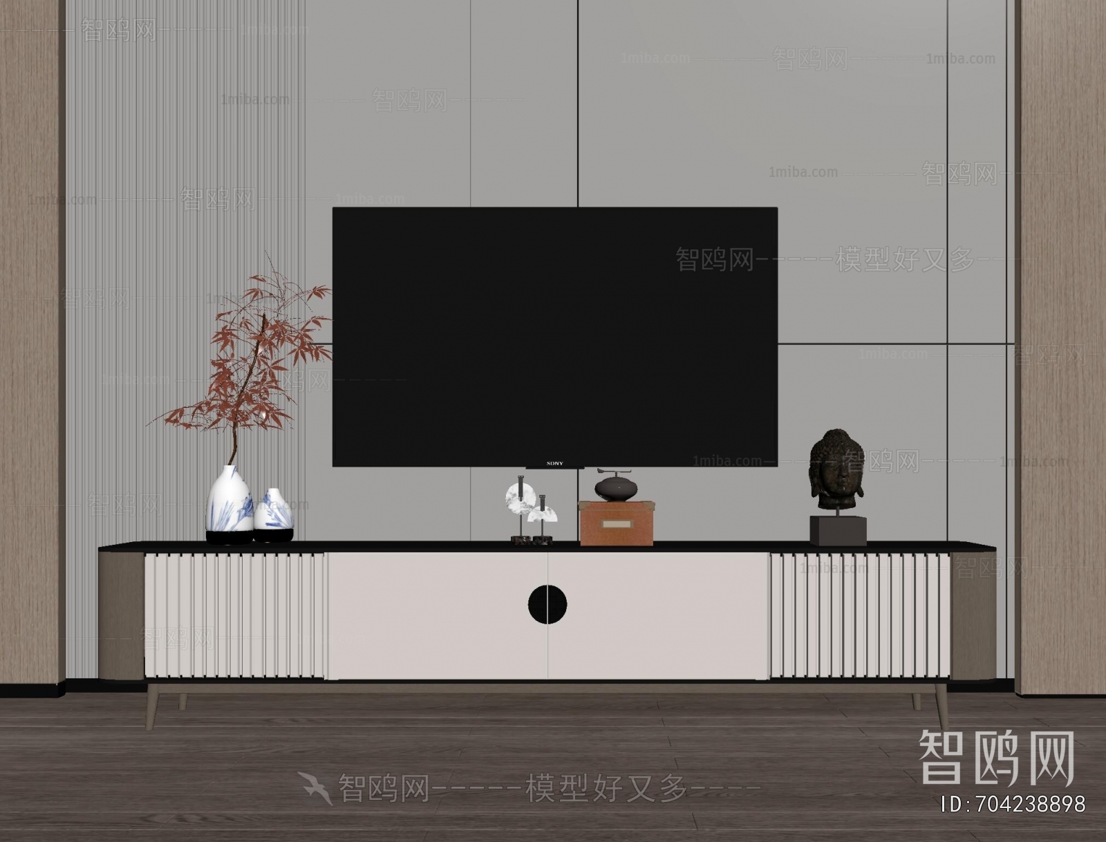 New Chinese Style TV Cabinet