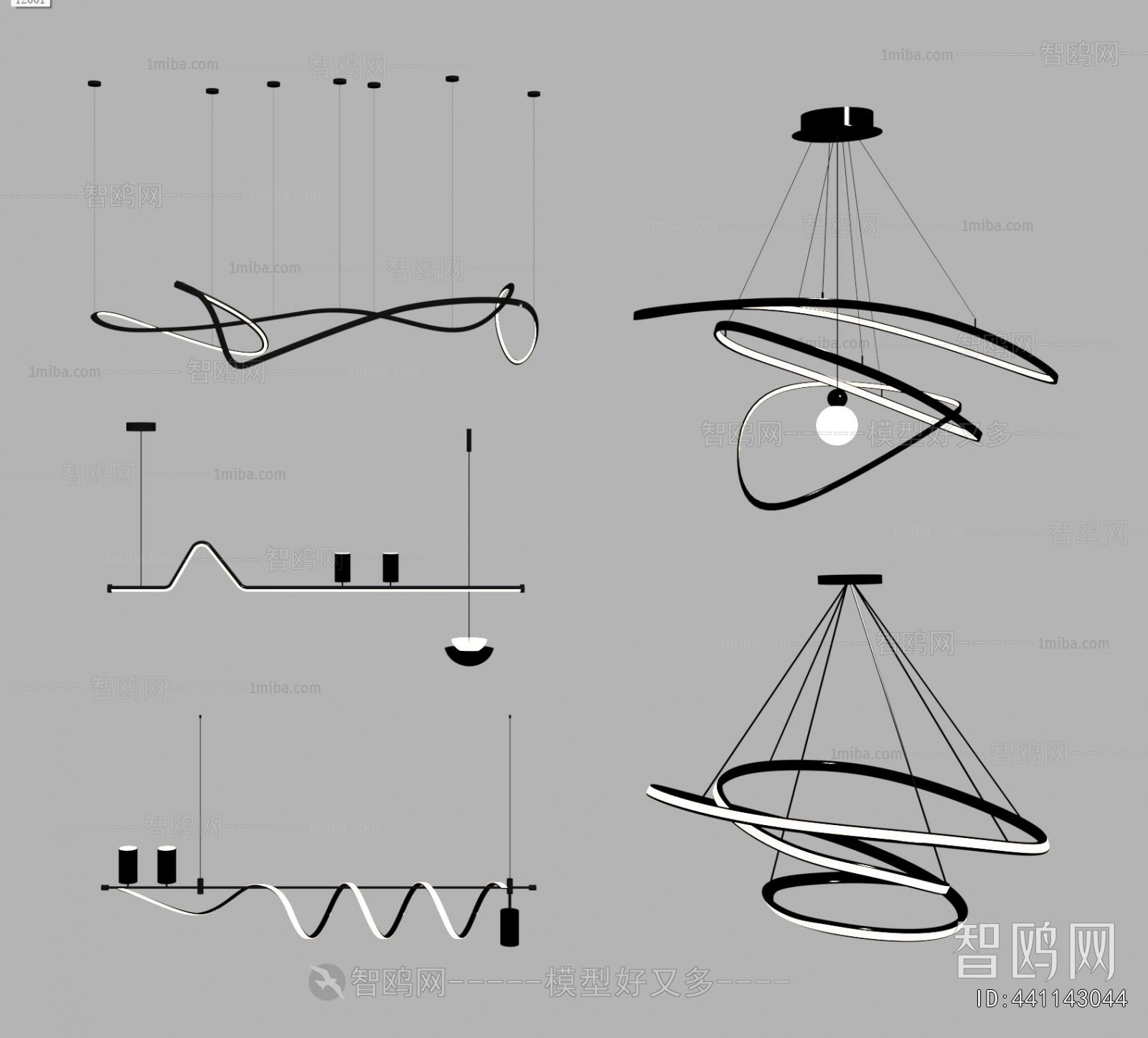 现代吊灯组合