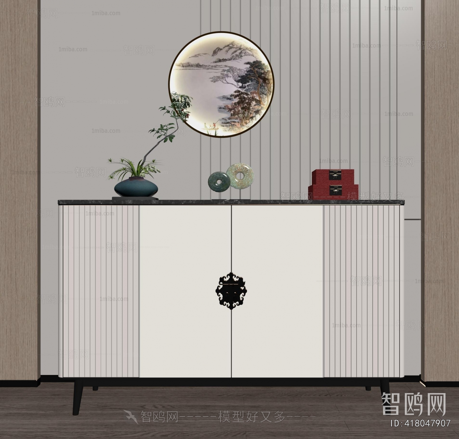 New Chinese Style Side Cabinet/Entrance Cabinet