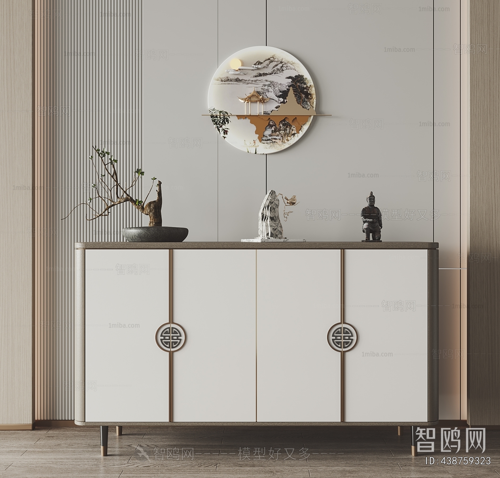 New Chinese Style Side Cabinet/Entrance Cabinet