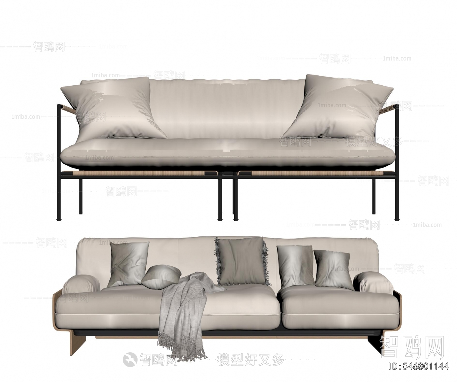 Wabi-sabi Style A Sofa For Two