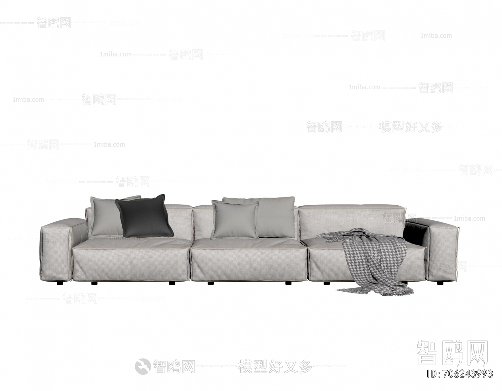 Modern Three-seat Sofa