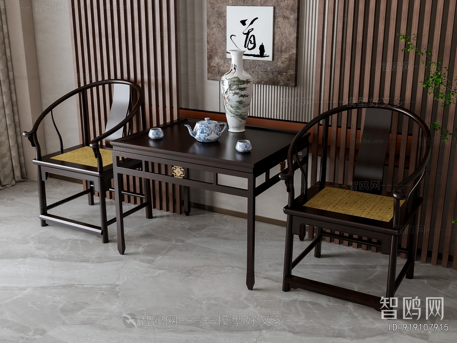 New Chinese Style Leisure Table And Chair