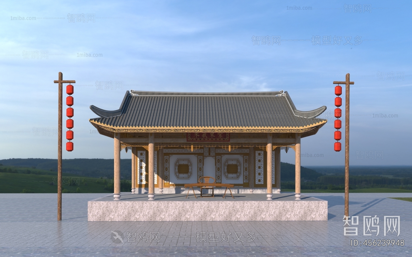 Chinese Style Ancient Architectural Buildings