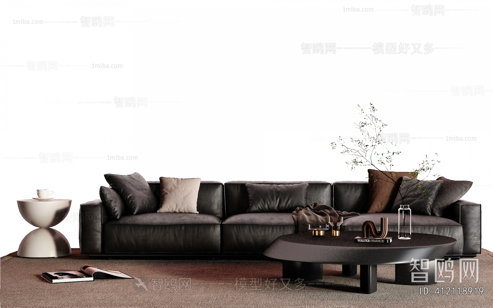 Modern Three-seat Sofa