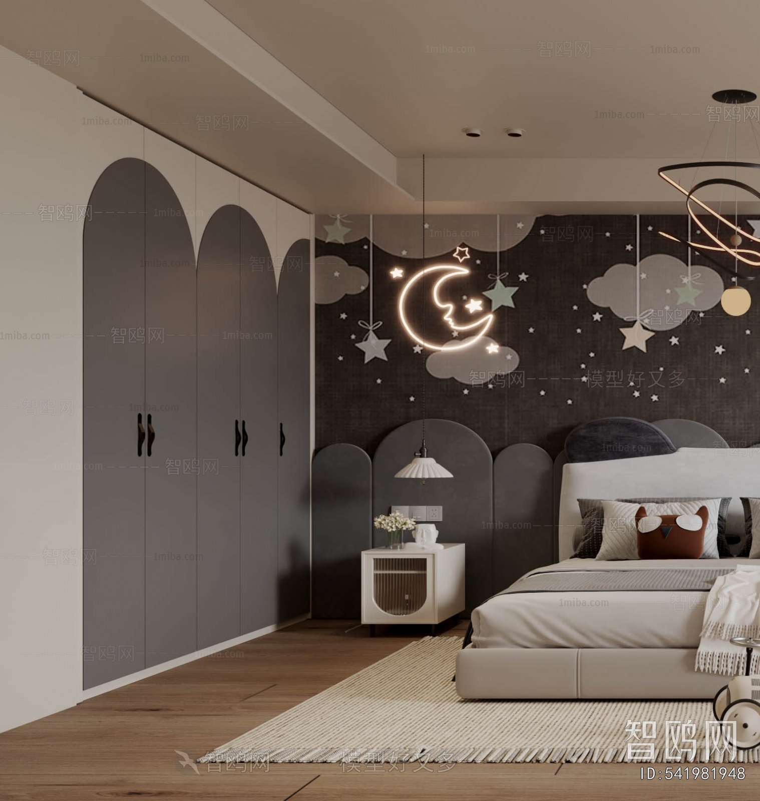 Modern Boy's Room And Son's Room