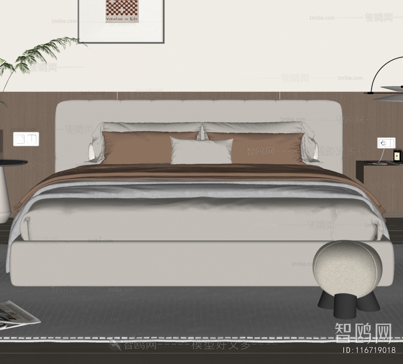 Modern Double Bed