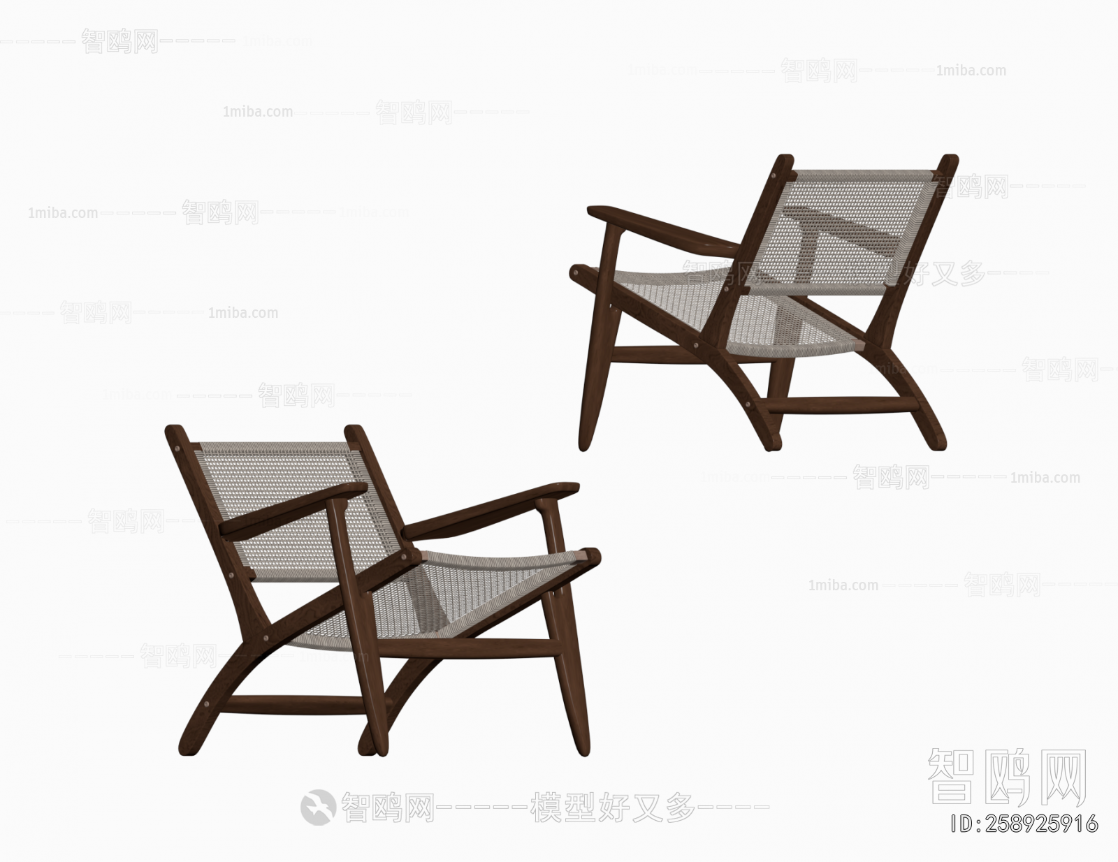 Wabi-sabi Style Lounge Chair