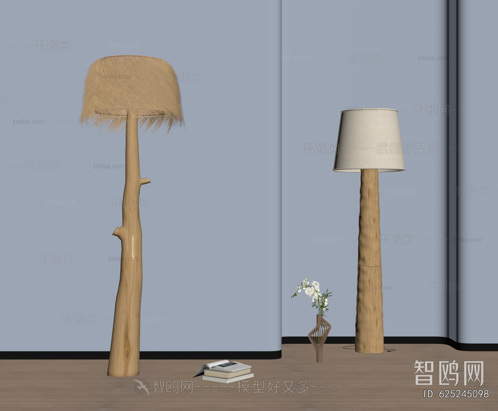 Wabi-sabi Style Floor Lamp