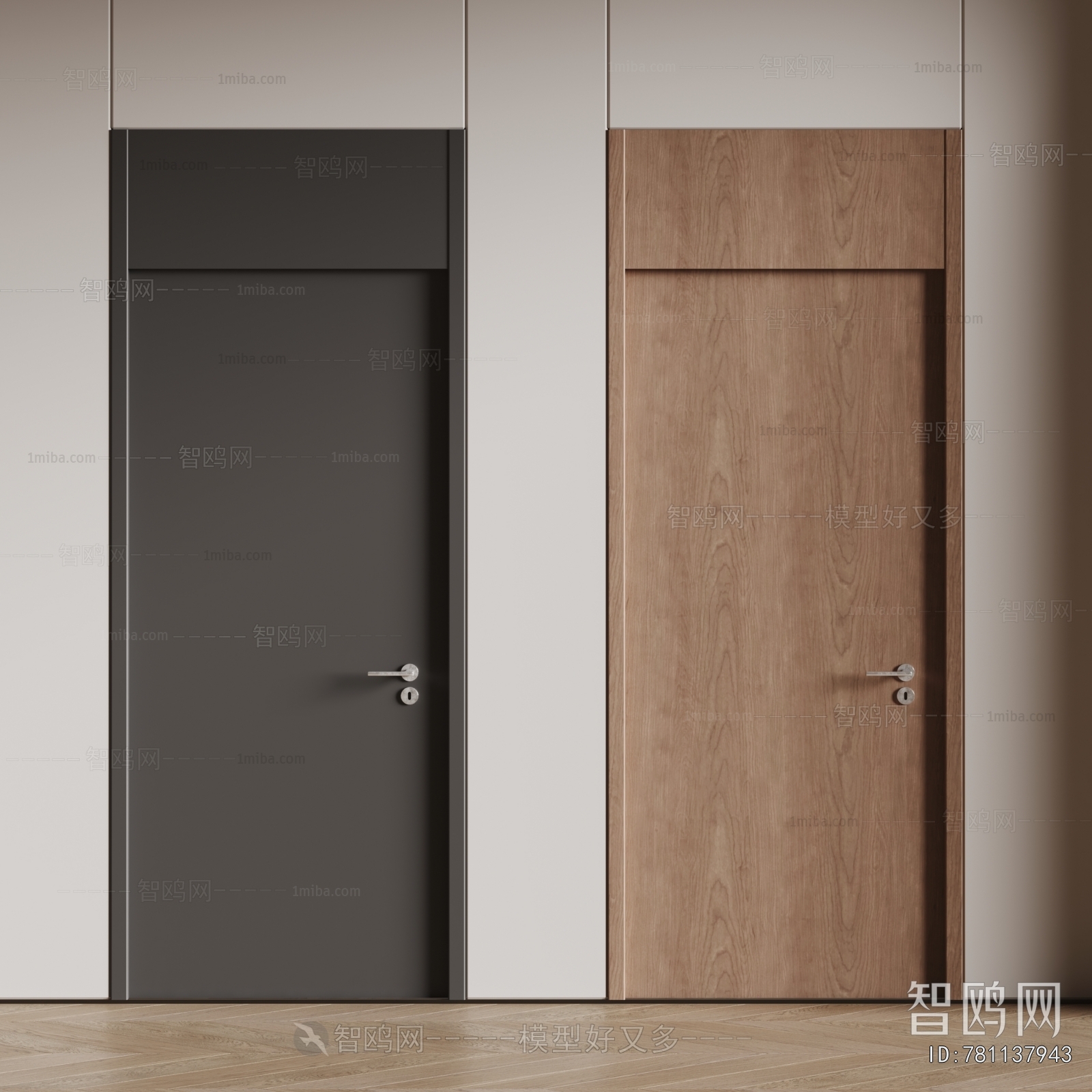 Modern Single Door