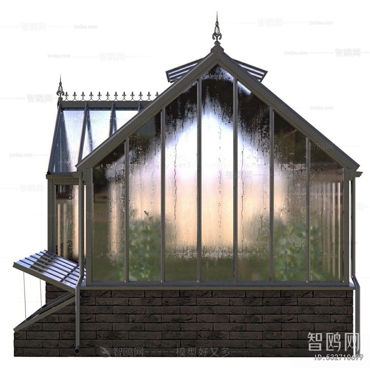 现代温室玻璃花房