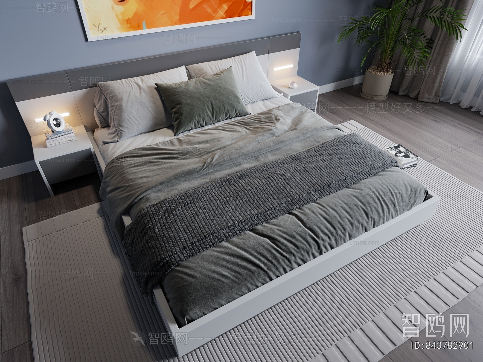 Modern Double Bed