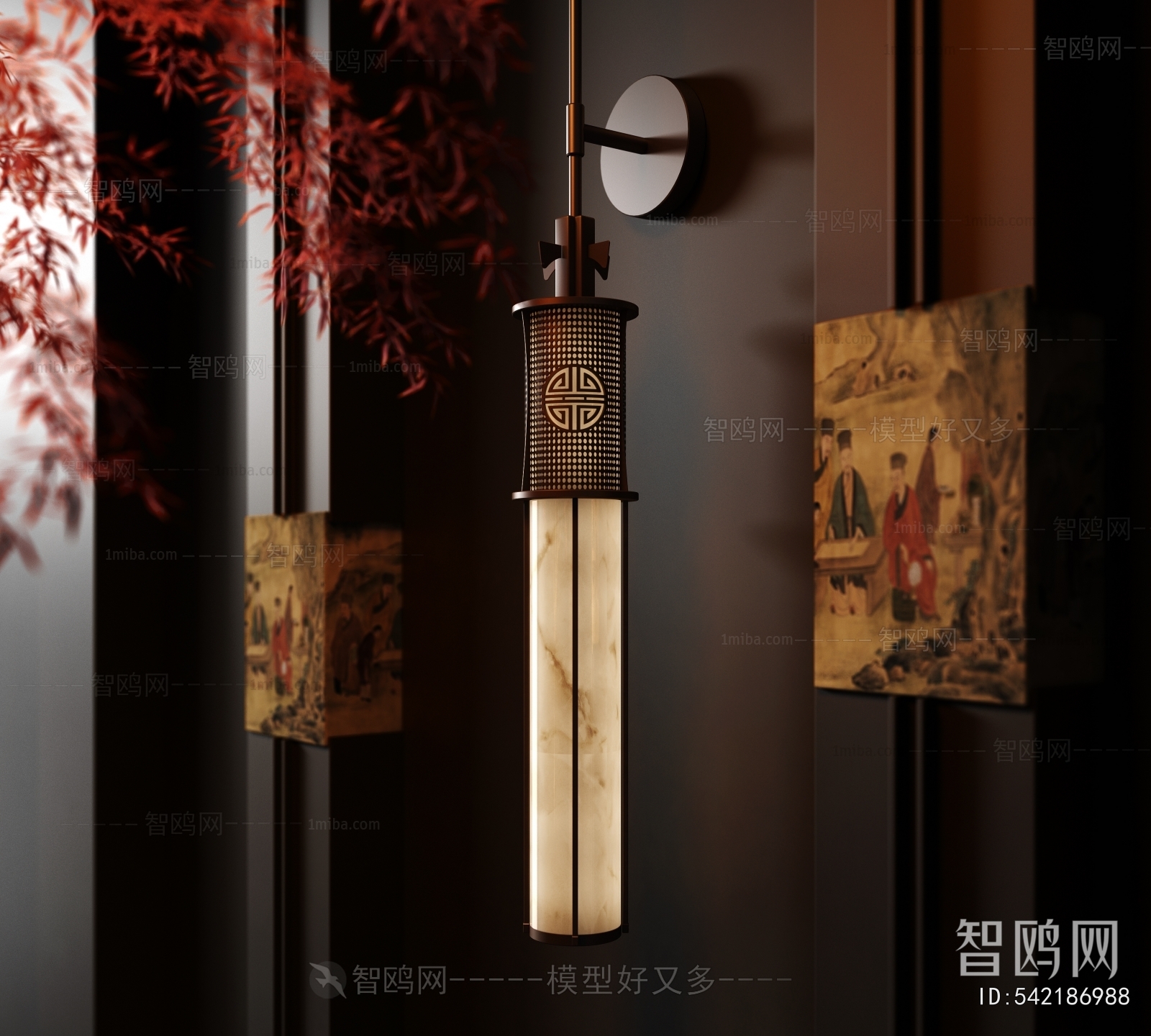 New Chinese Style Wall Lamp