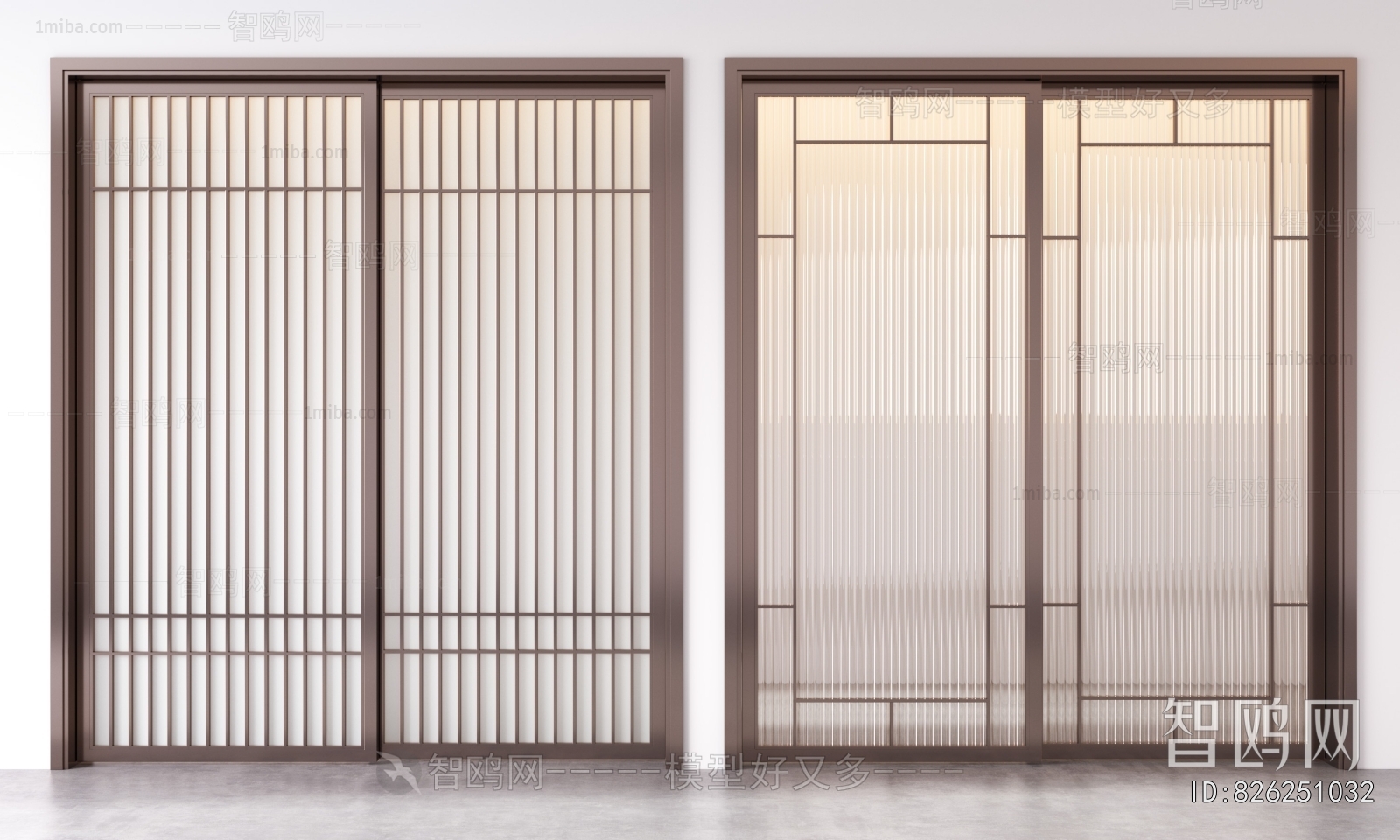 New Chinese Style Sliding Door