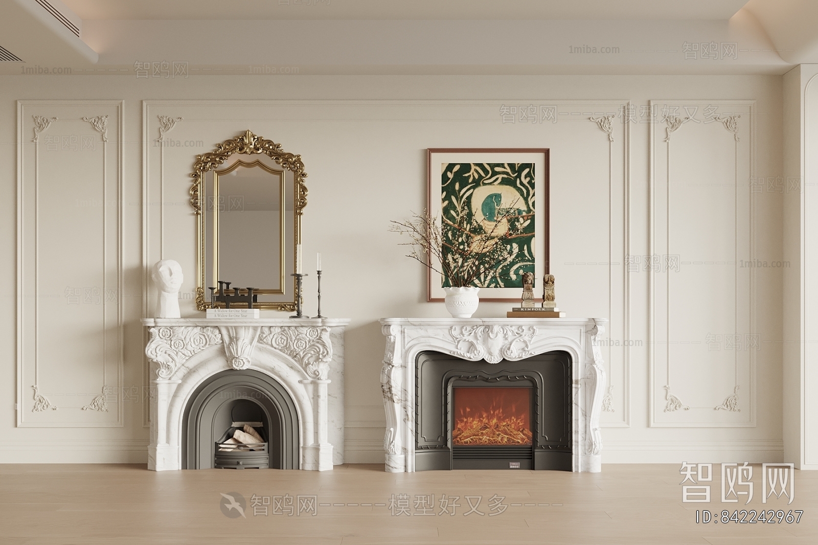 French Style Fireplace