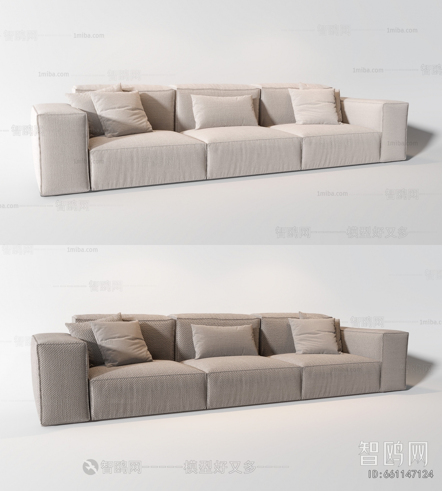 Modern Three-seat Sofa