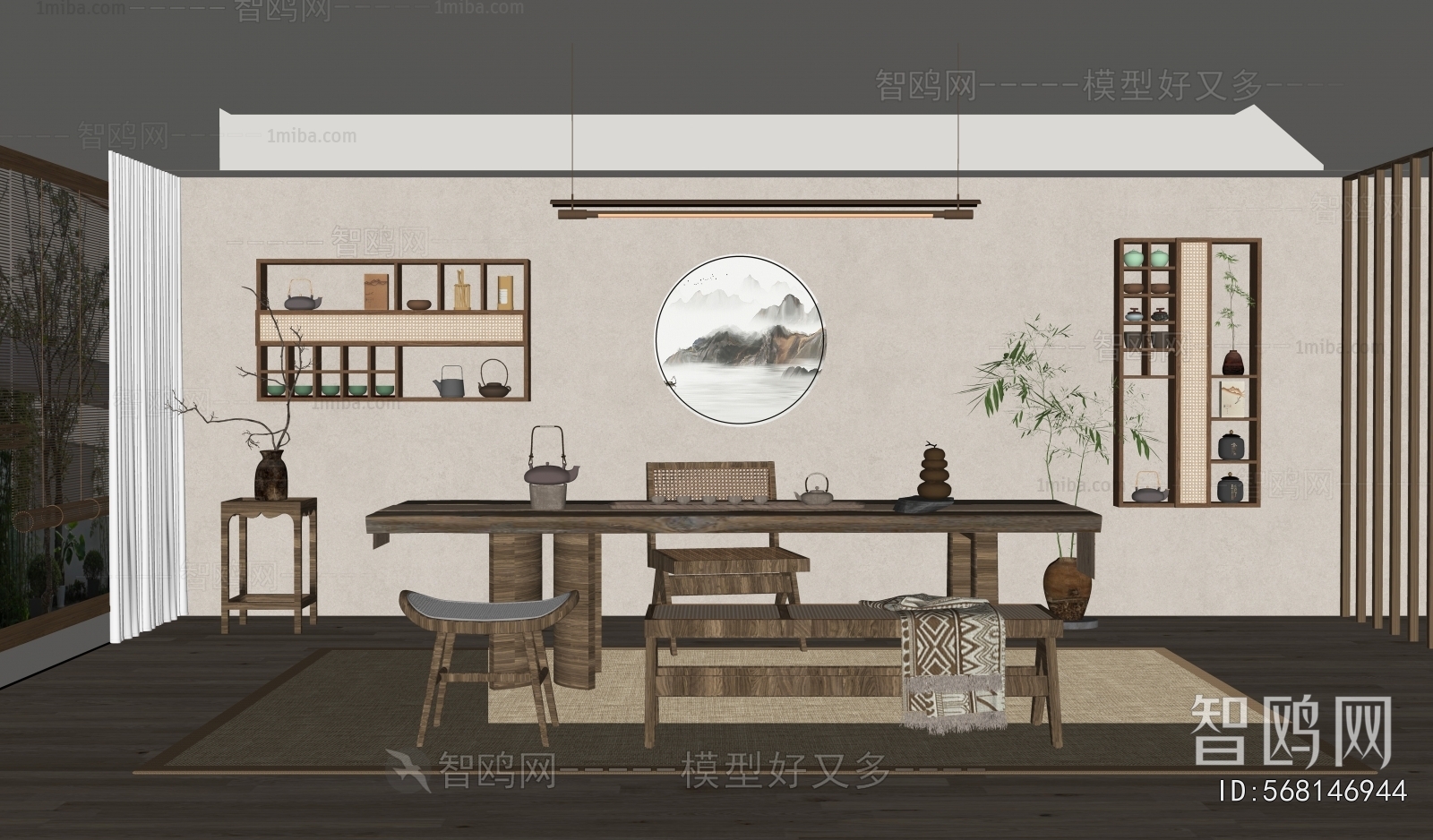 Wabi-sabi Style Tea House