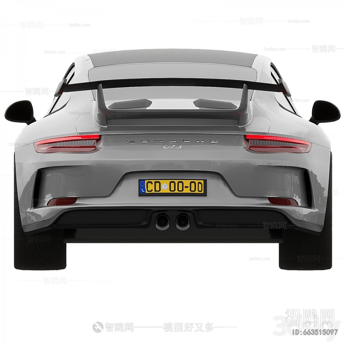 现代保时捷 911汽车3D模型下载