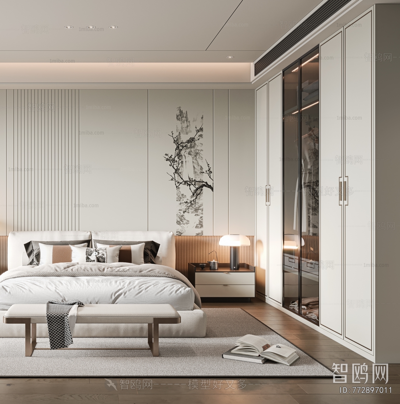 New Chinese Style Bedroom